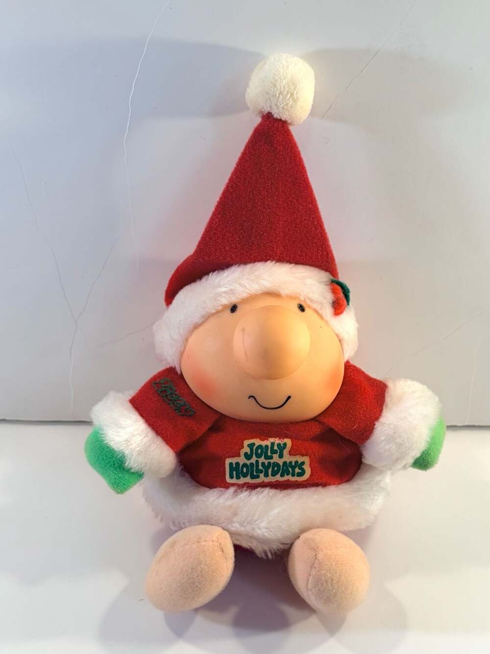Vintage American Greetings Ziggy 'Jolly Hollydays' Santa
